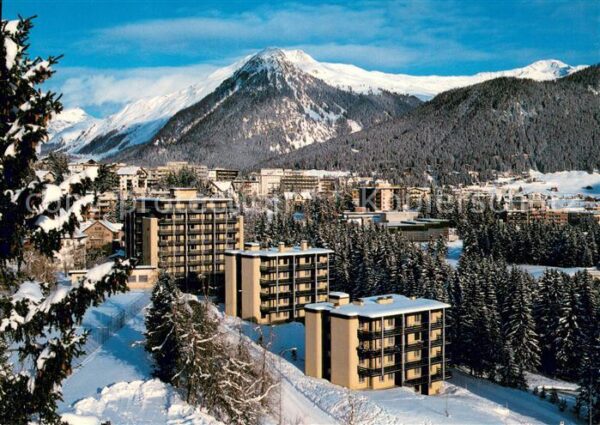 Davos Platz GR Apart Hotel Allod Park Winterpanorama