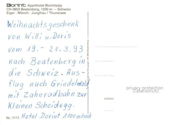 Beatenberg Dorint Aparthotel Blümlisalp mit Eiger – Bild 2