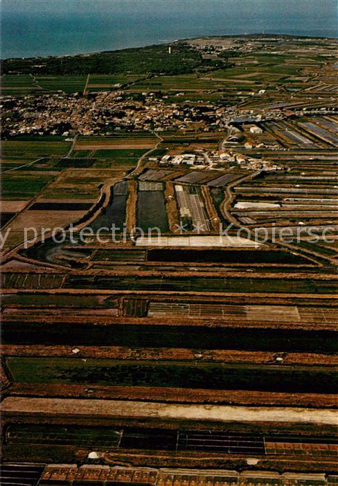 Ile de Re Marais salants et ars vue aérienne
