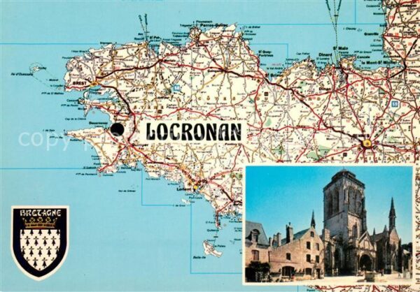 Locronan doit son nom a Ronan saint breton tres
