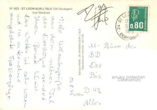 Saint-Leon-sur-l Isle Vue generale aerienne – Bild 2