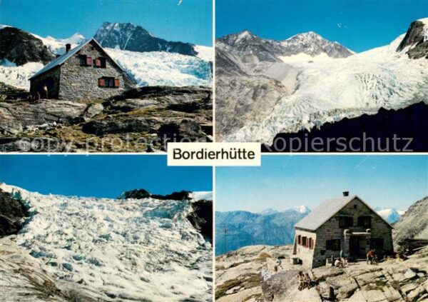 Bordierhuette und Riedgletscher