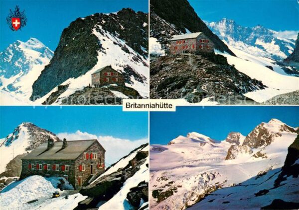 Britanniahuette Teilansichten Panorama