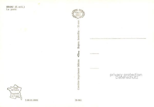 Brou Eure-et-Loir La Poste – Bild 2