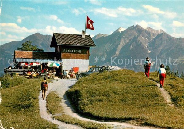 Flims GR Bergrestaurant Runcahöhe mit der Signia