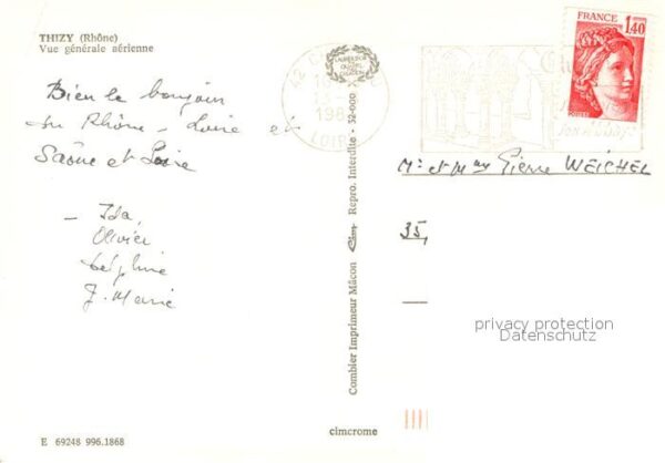 Thizy Rhone Vue generale aerienne – Bild 2