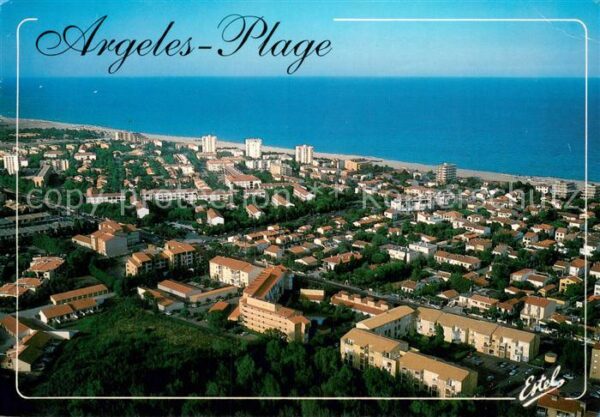 Argeles Plage Vue aerienne