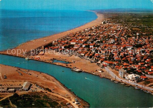 Valras-Plage Vue aérienne sur la ville et la plage