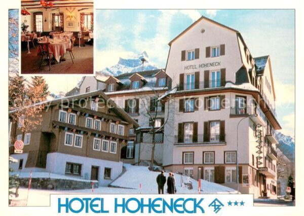 Engelberg OW Hotel Hoheneck im Winter