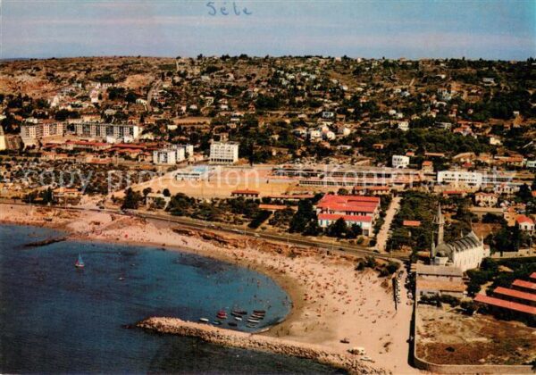 Sete Cette Vue aérienne sur la corniche