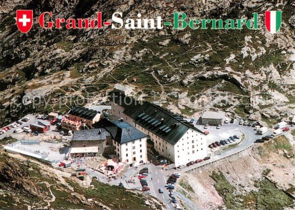 Grand Saint Bernard Hôtel de l_Hospice vue aérienne