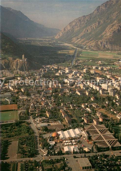 Martigny VS La ville et la plaine du Rhône vers le