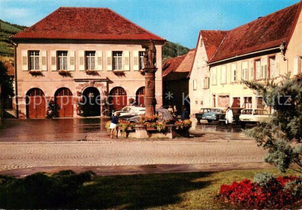 Andlau Hôtel de Ville Fontaine