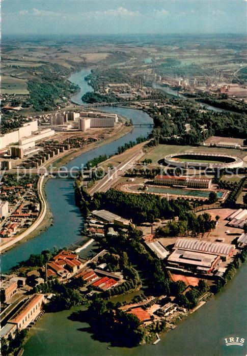 Toulouse 31 Les usines stadium et piscine vue aérie