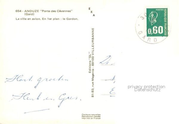 Anduze Porte des Cevennes La ville en avion – Bild 2