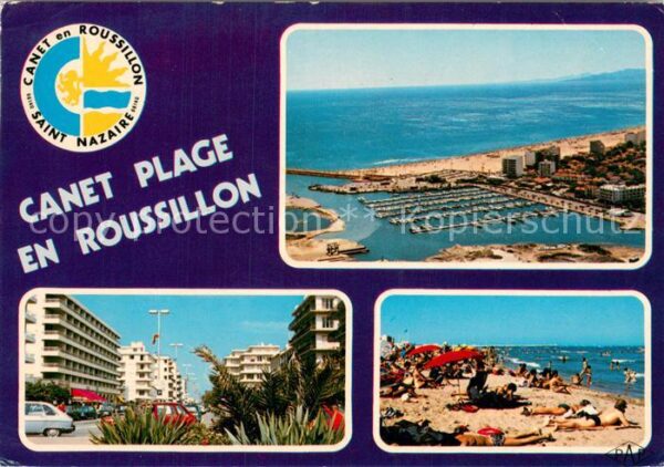 Canet-en-Roussillon Le port La place de la Mediterranee La