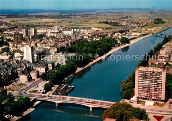 Thionville Vue aerienne Le Concorde et l'Europeen
