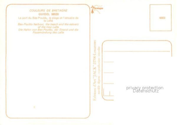 Guidel Le port du Bas Pouldu la plage et l’est – Bild 2