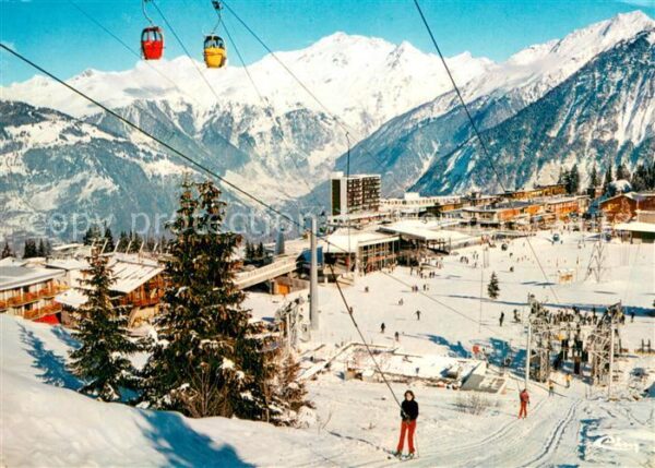 Courchevel Echappee sur le centre de la station te