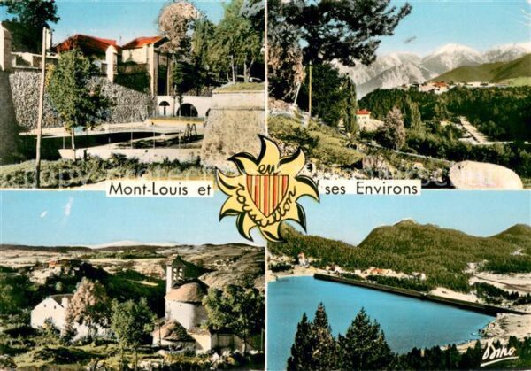 Mont-Louis Montagne Entree de la Citadelle et vue generale