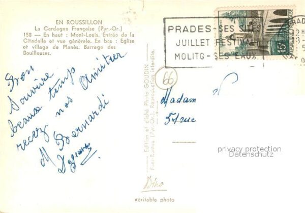 Mont-Louis Montagne Entree de la Citadelle et vue generale – Bild 2