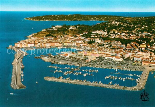 Saint Tropez Var Vue generale aerienne le nouveau Port e
