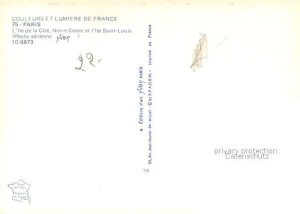 Paris 75 Ile de la Cité Eglise Notre Dame Ile Sa – Bild 2