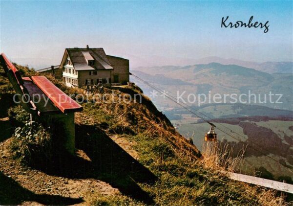 Kronberg Appenzell Bergstation Bergbahn Fernsicht