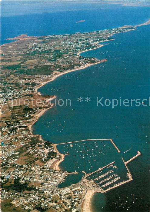Presqu Ile de Quiberon Port Haliguen et les plages de la presq