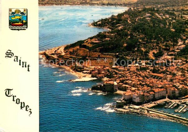 Saint Tropez Var Côte d_Azur vue aérienne