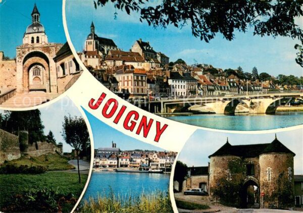 Joigny 89 Yonne Eglise Saint Jean Remparts Yonne Quai d