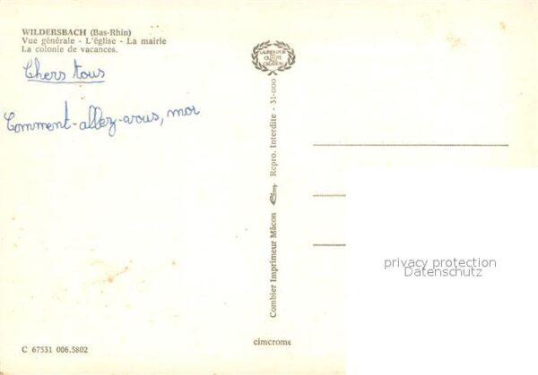 Wildersbach Eglise Mairie Colonie de vacances – Bild 2