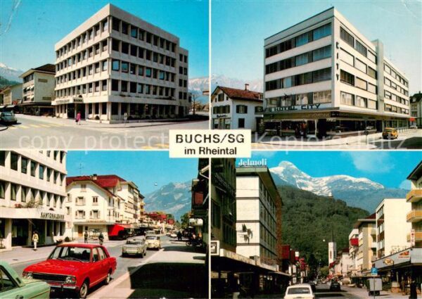 Buchs SG Teilansichten Stadtzentrum Hotels