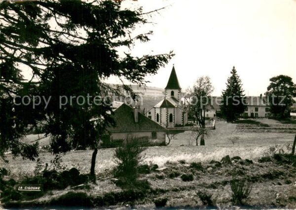 Sapois Vosges Le Haut du Tot Vue generale Eglise