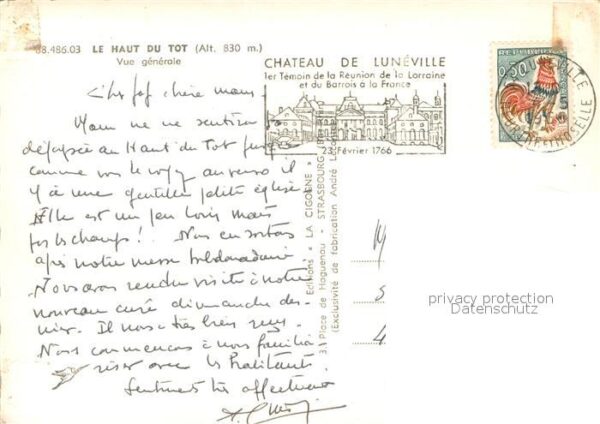 Sapois Vosges Le Haut du Tot Vue generale Eglise – Bild 2