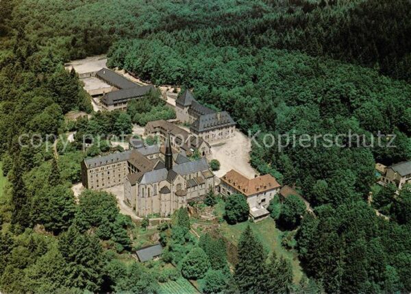 La Pierre-qui-Vire Abbaye Vue aerienne