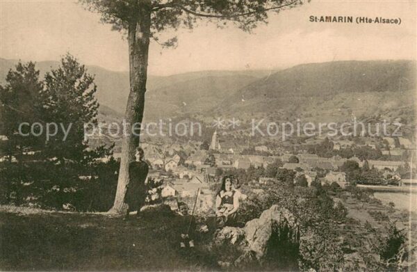 Saint-Amarin Haut Rhin Alsace Vue panoramique