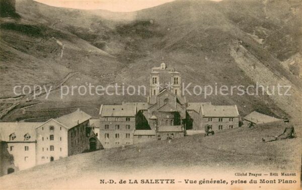 La Salette-Fallavaux Sanctuaire Notre Dame de la Salette vue