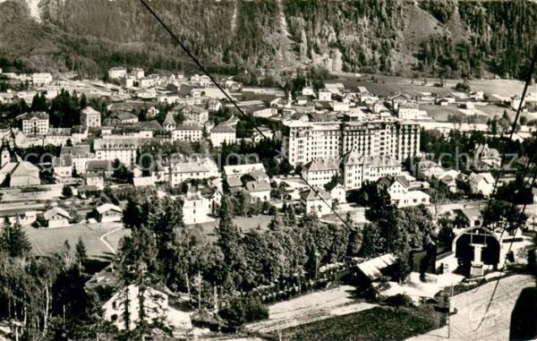 Chamonix La ville vue du téléférique du Brévent