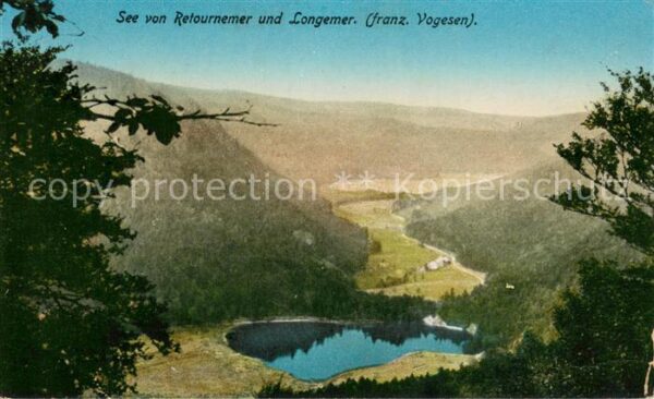Longemer Lac de Vosges See von Retournemer und Longemer Vogese