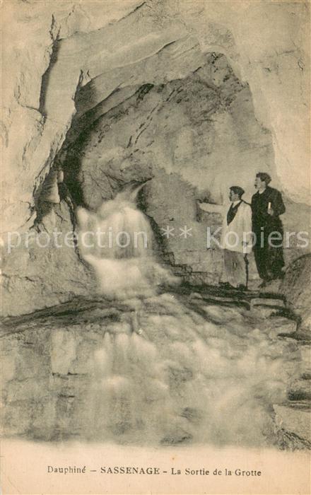 Sassenage Sortie de la grotte