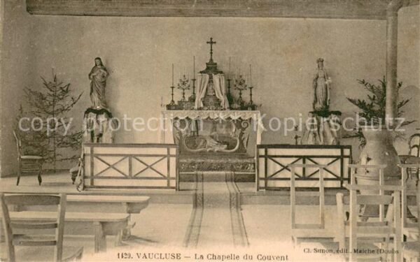 Le Barroux Intérieur de la Chapelle du Couvent