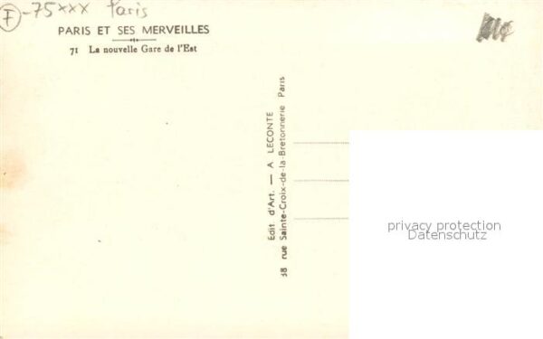 Paris 75 La nouvelle Gare de l'Est – Bild 2