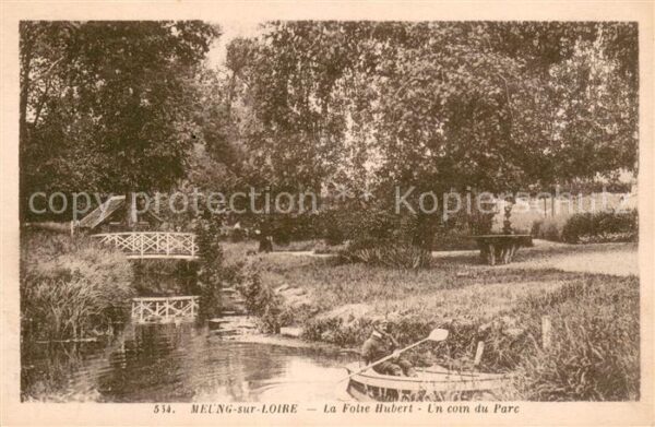 Meung-sur-Loire La Folie Hubert un coin du parc