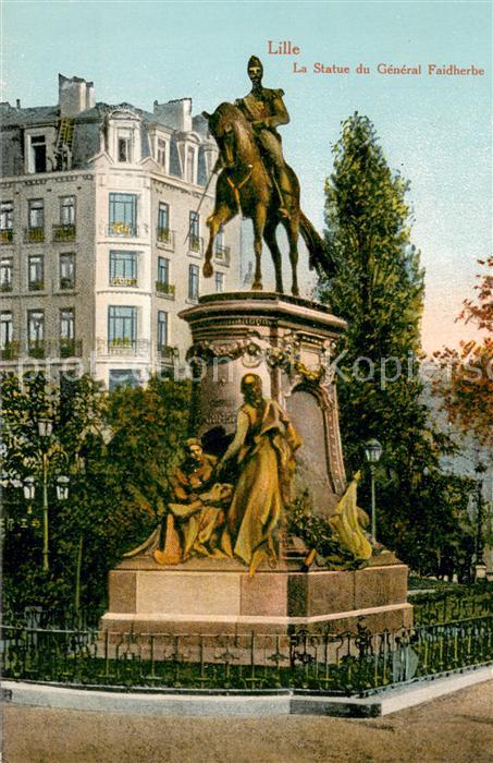 Lille Nord Statue du General Faidherb Monument