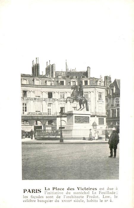 Paris 75 Place des Victoires Monument