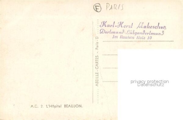 Clichy-la-Garenne 92 Hôtel Beaujon – Bild 2