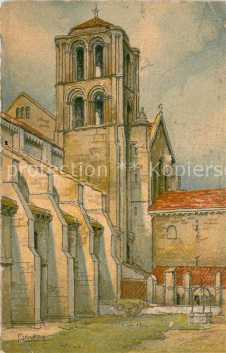 Vezelay Basilique de la Madeleine Tour Sainte A