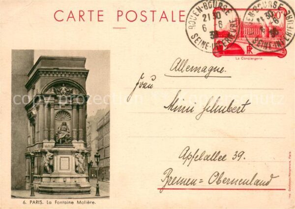 Paris 75 Fontaine Molière