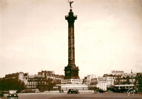 Paris 75 Place de la Bastille Colonne de Juillet